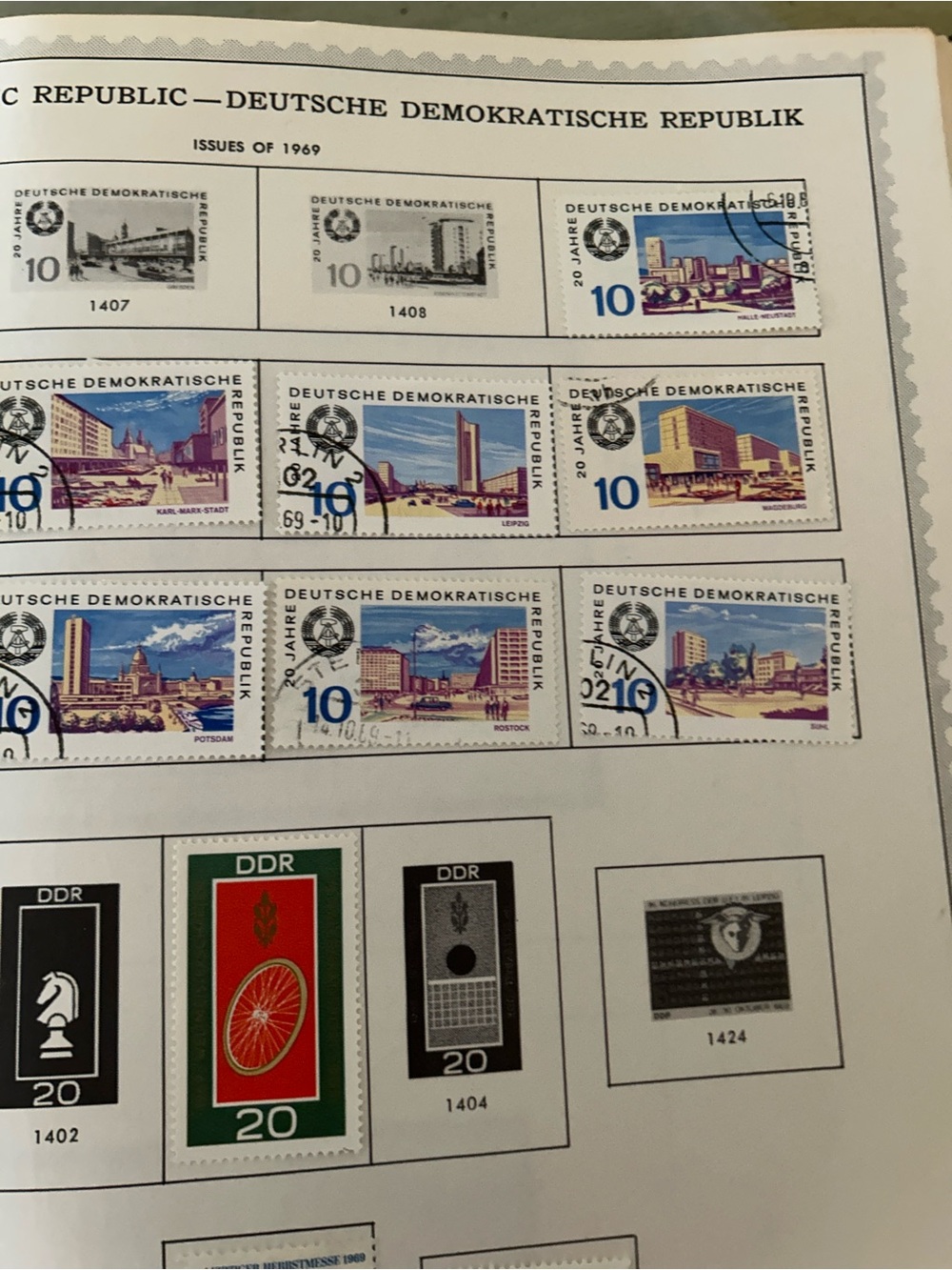 Men's Other — Vintage Stamps German Democratic Republic issued 1969, Multicolor